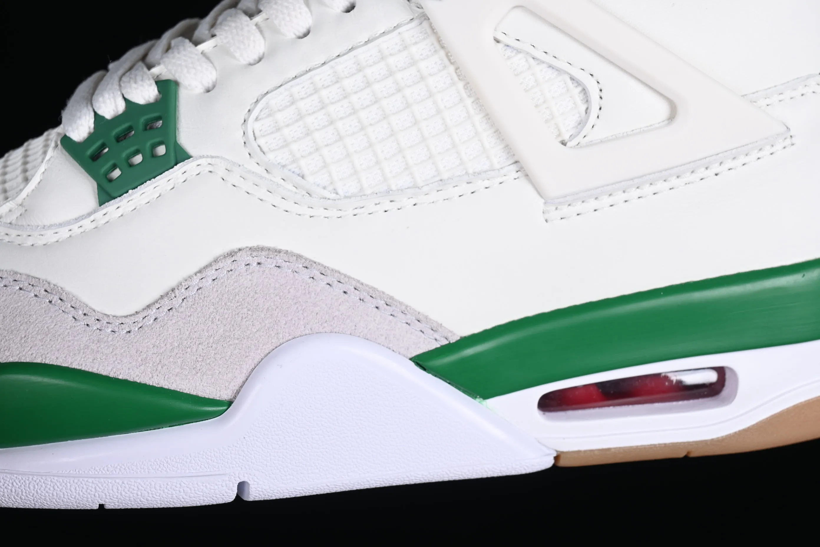 All categories Air Jordan Jordan series basketball shoes Air Jordan 4 OG version Nk SB x Air Jordan 4 "Pine Green" AJ4 Joe 4 joint white green DR5415-103